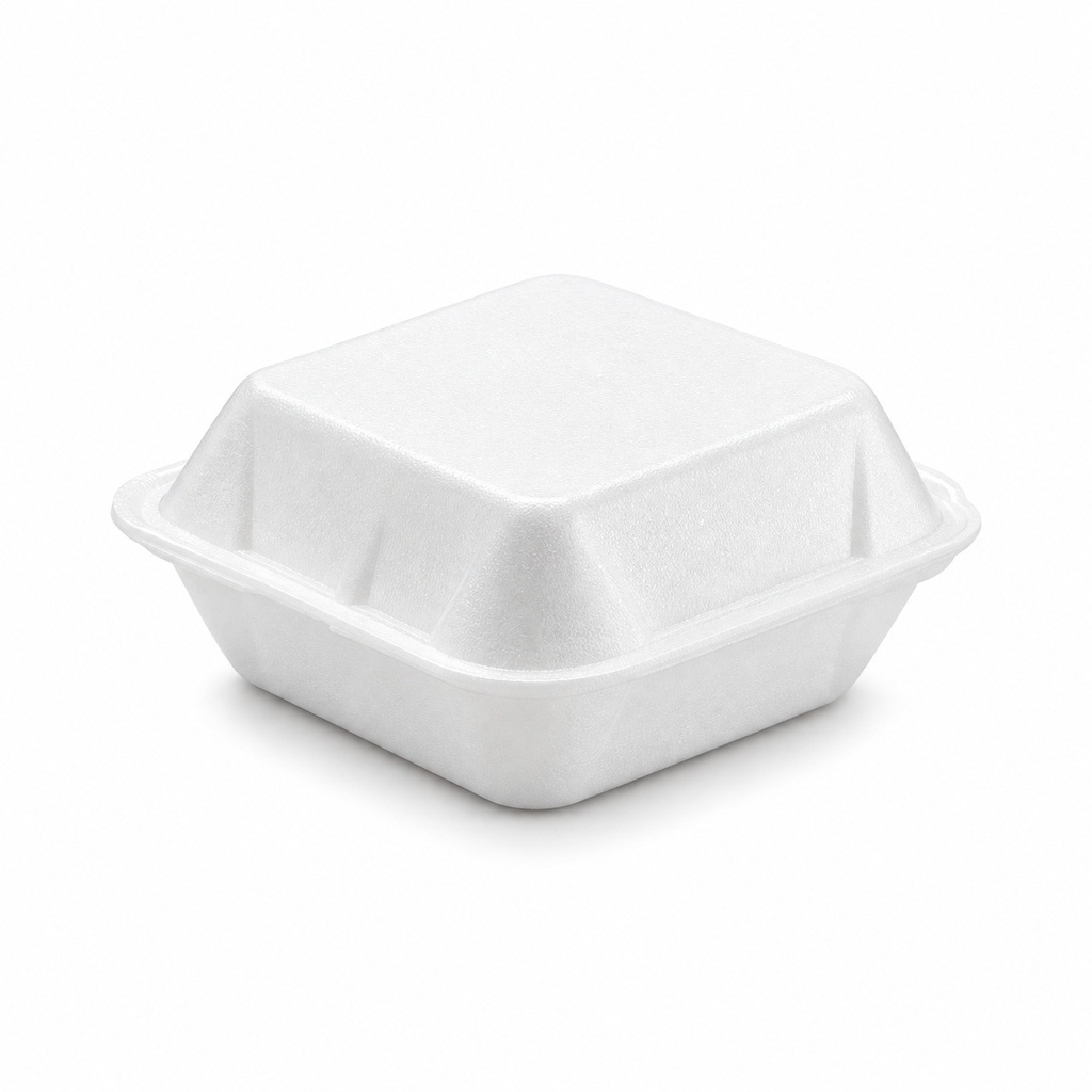 [00-2525] Boîte 4 hamburger - moyenne blanc