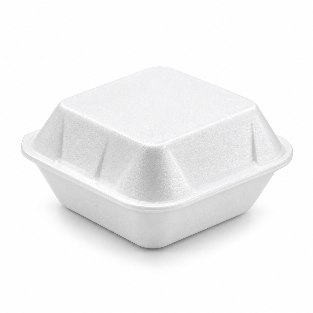 [00-2526] Boîte a hamburger - grand blanc