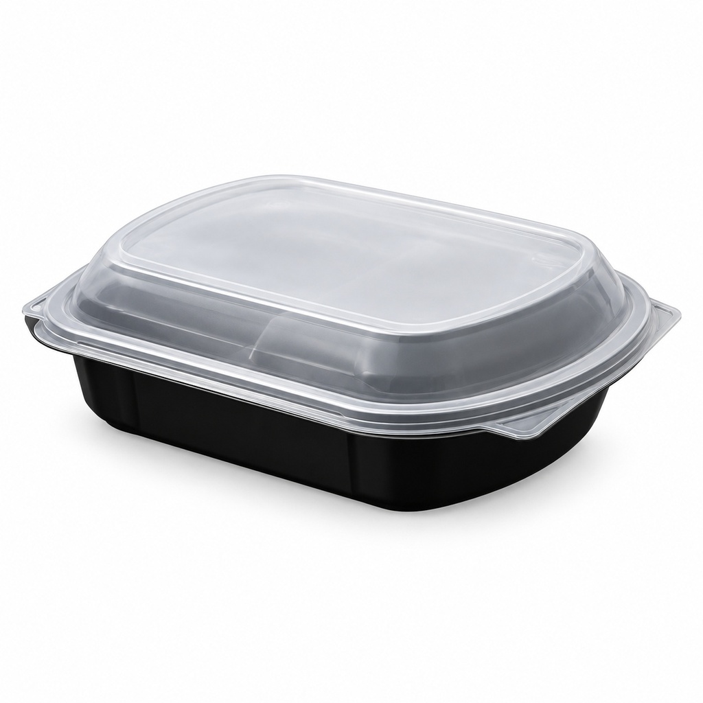 [00-2536] Microbox Meal - 1 compartiment+couvercle set - combiné
