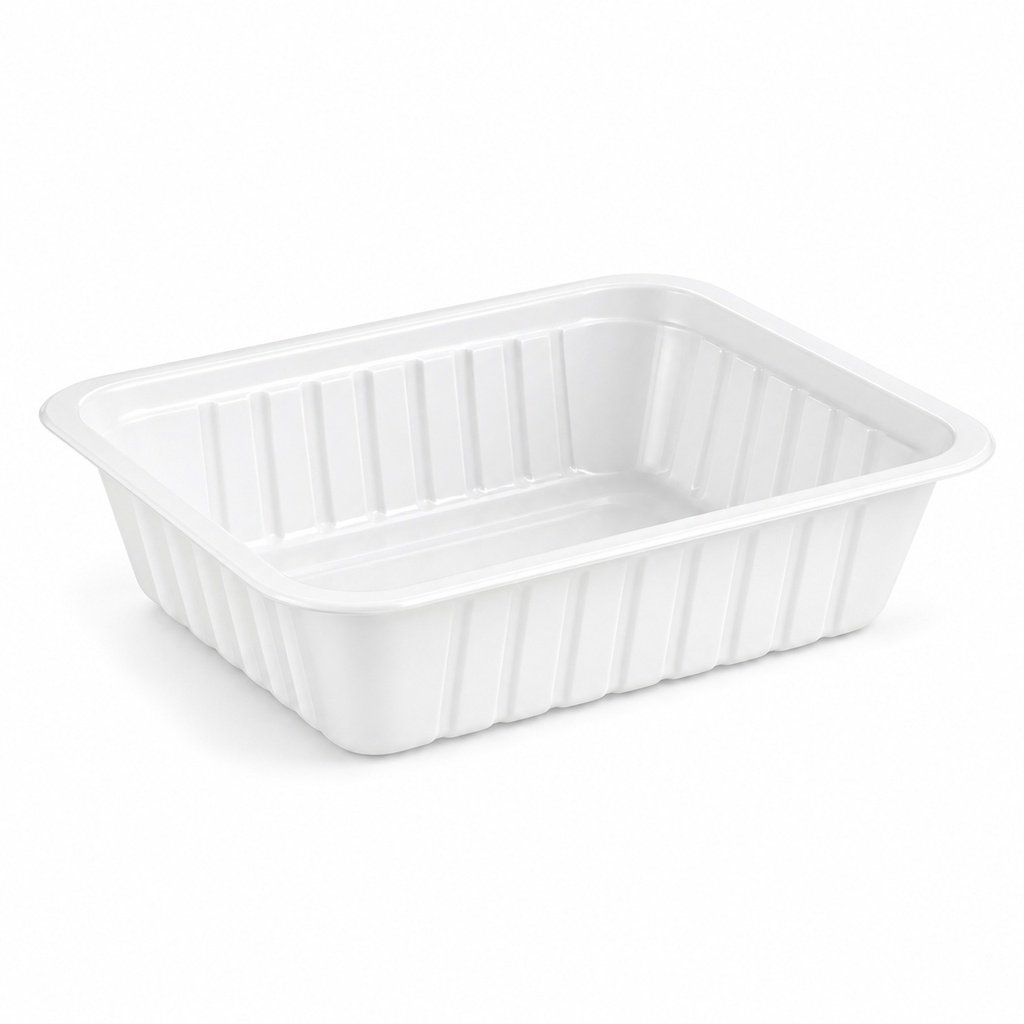 [00-2559] PS Barquette A14 Blanc - Barquette a frites 600m!