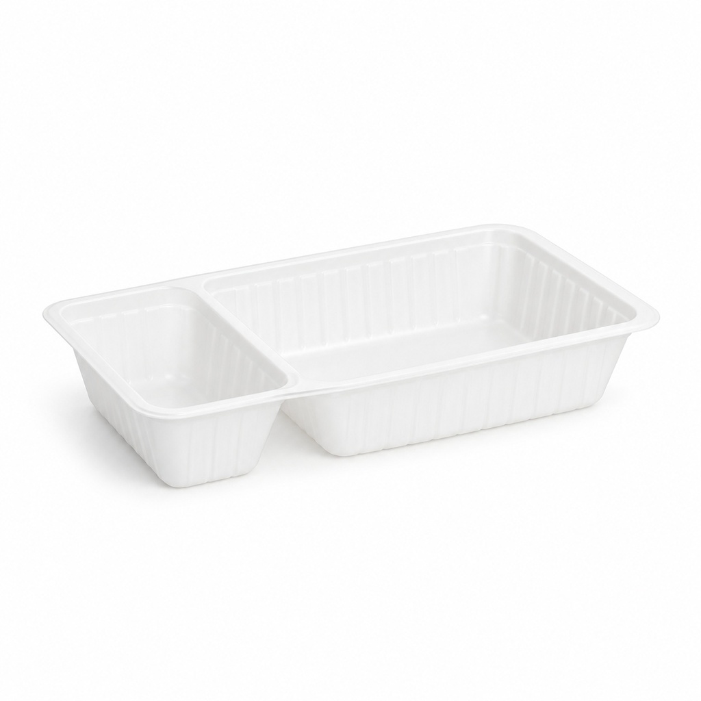 [00-2566] PS Barquette A23/A7+1 Blanc - Barquette a frites 230mi+ 80m!