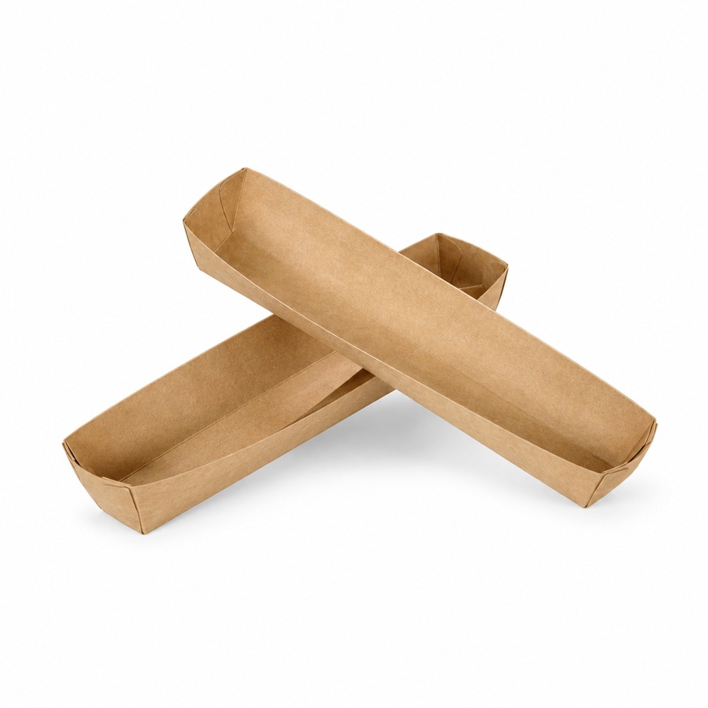 [00-2571] KRAFT Barquette A16N - Barquette fricadelle Kraft Brun - complet