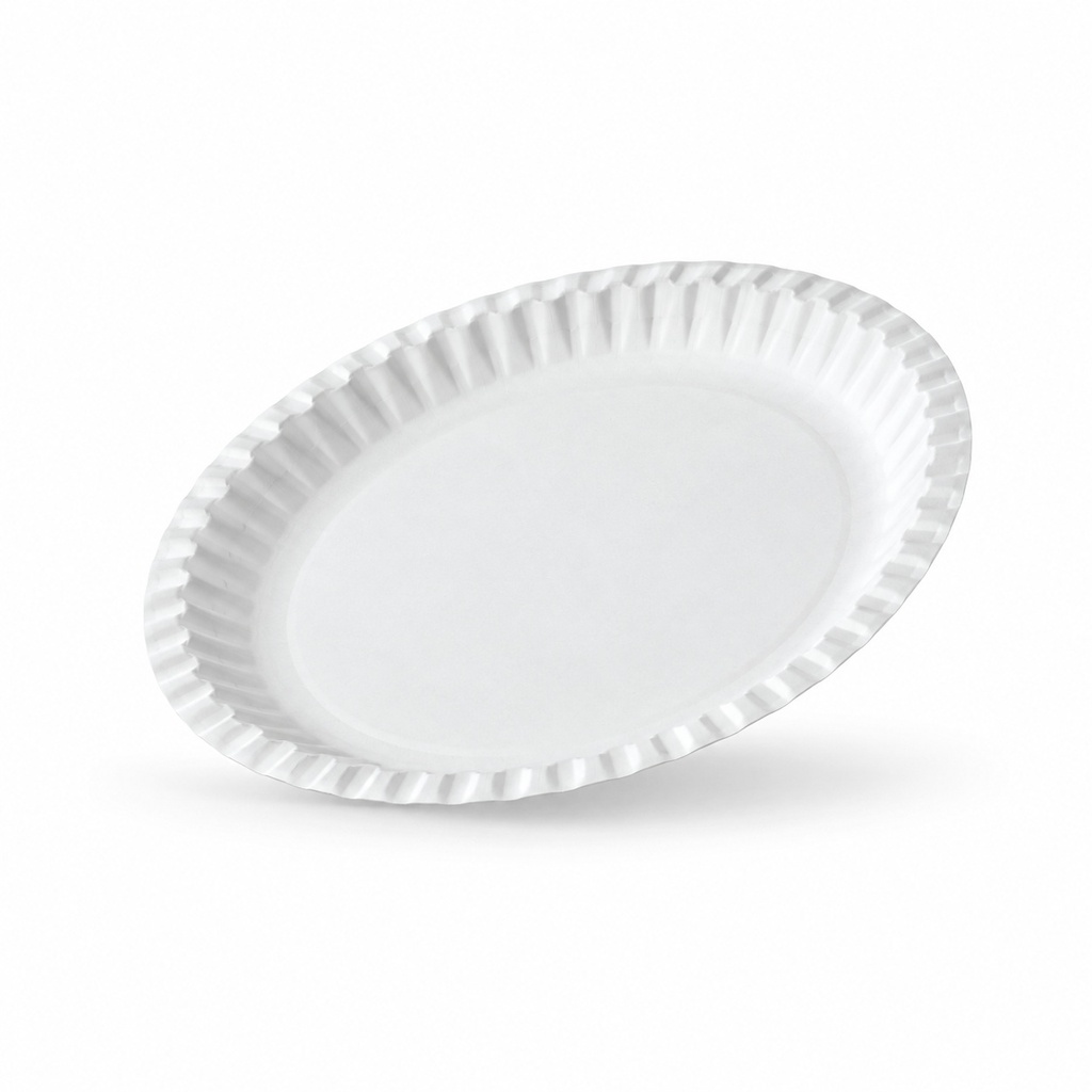 [00-2587] Assiettes en carton - rond assiettes carton 21 cm