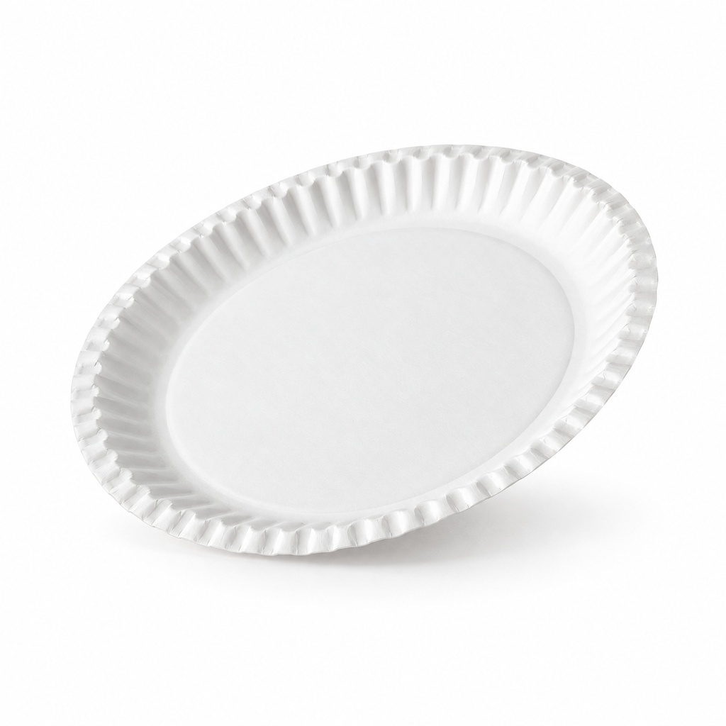 [00-2588] Assiettes en carton - rond assiettes carton 23 cm