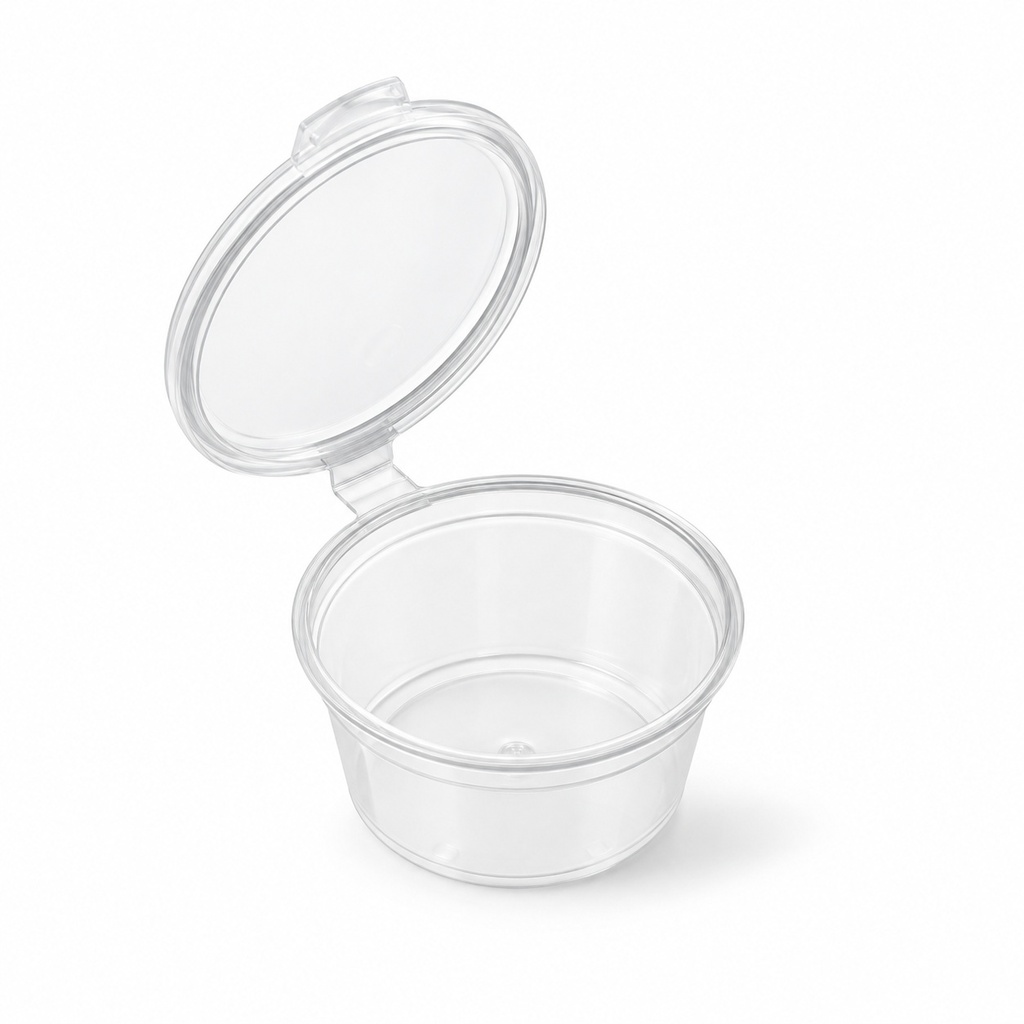 [00-2589] Pot a sauce avec couvercle - couvercle charniére 1 0z