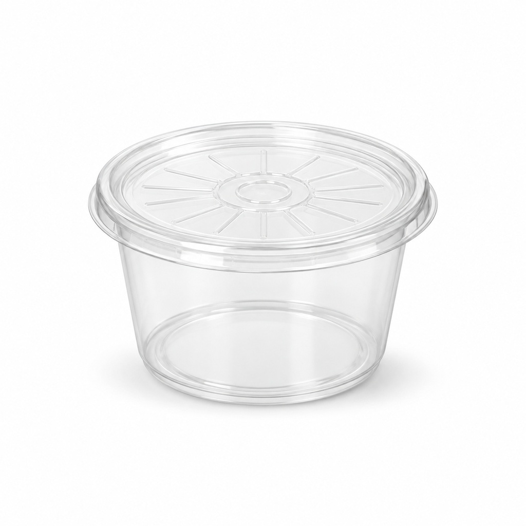 [00-2601] DressingBoxx Pro Pack COMBI - pot sauce dressing 80 cc PP Combi - couvercle
