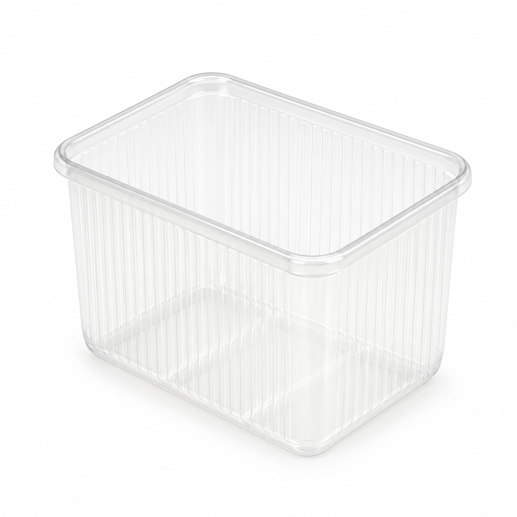 [00-2610] EuroBoxx - 2000 cc transparent PP RE180 - PRO PACK