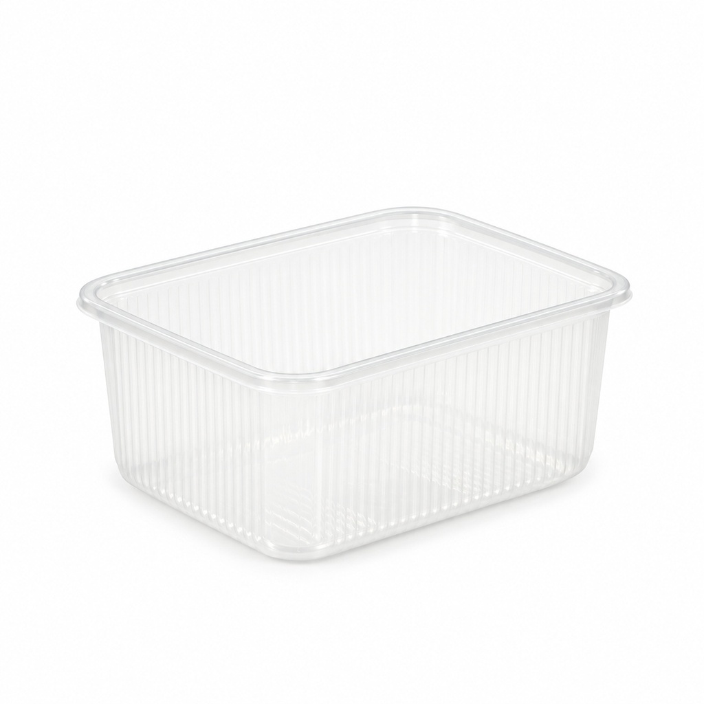 Saladboxx rectangulaire - 200 cc transparent 108 x 81x43 - mm PRO PACK
