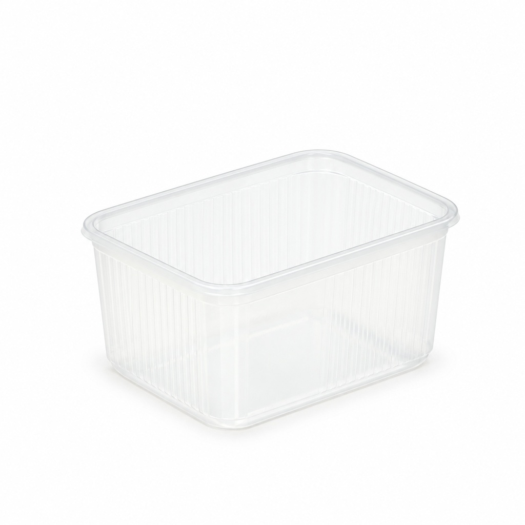 [00-2615] Saladboxx rectangulaire - 250 cc transparent 108x 81x50 - mm PRO PACK