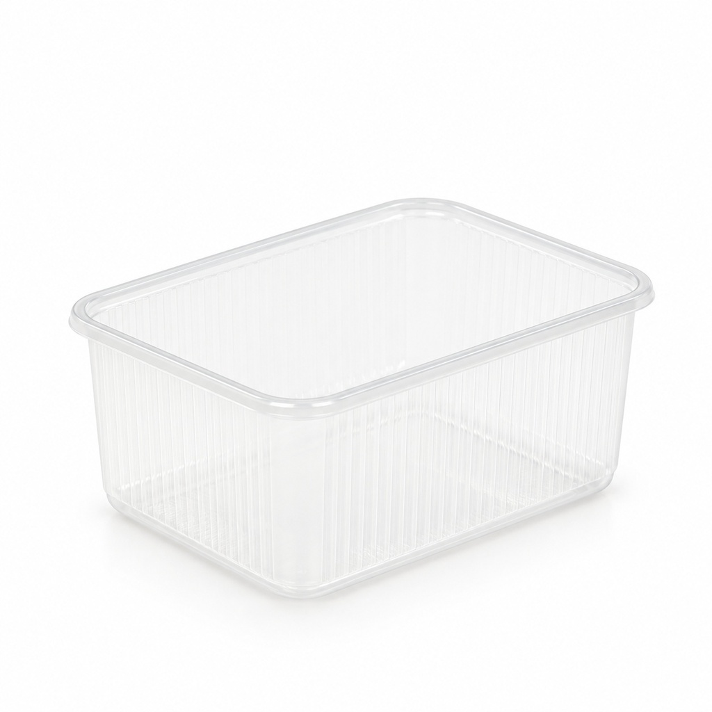 [00-2616] Saladboxx rectangulaire - 300 cc transparent 108 x 81x59 - mm mmPRO PACK