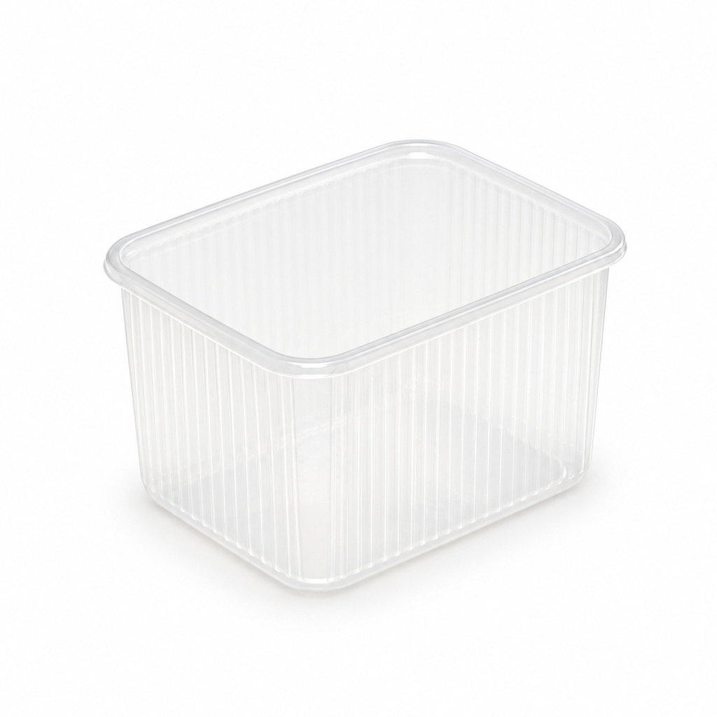 [00-2617] Saladboxx rectangulaire - 500 cc transparent 108 x 81 x 102 - mm mm PRO PACK