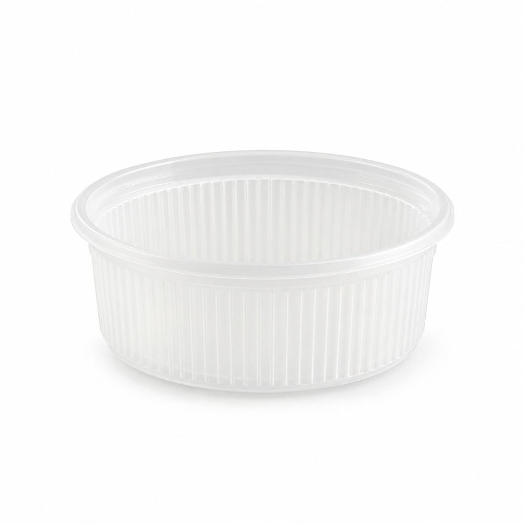 [00-2628] Saladboxx Rond - 200 cc transparent 101 x 44 mm - PRO PACK