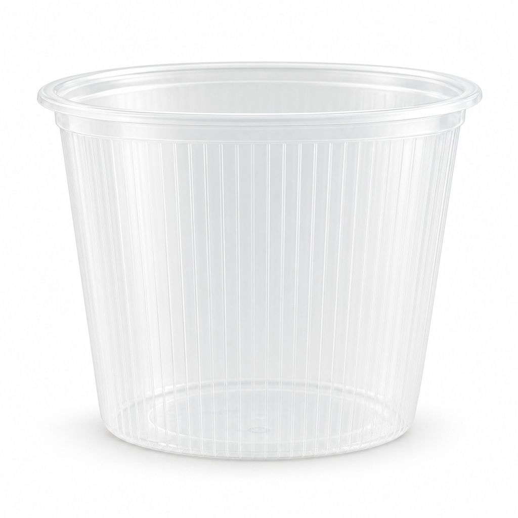 [00-2630] Saladboxx Rond - 300 cc transparent 101 x 64 mm - mm mmPRO PACK