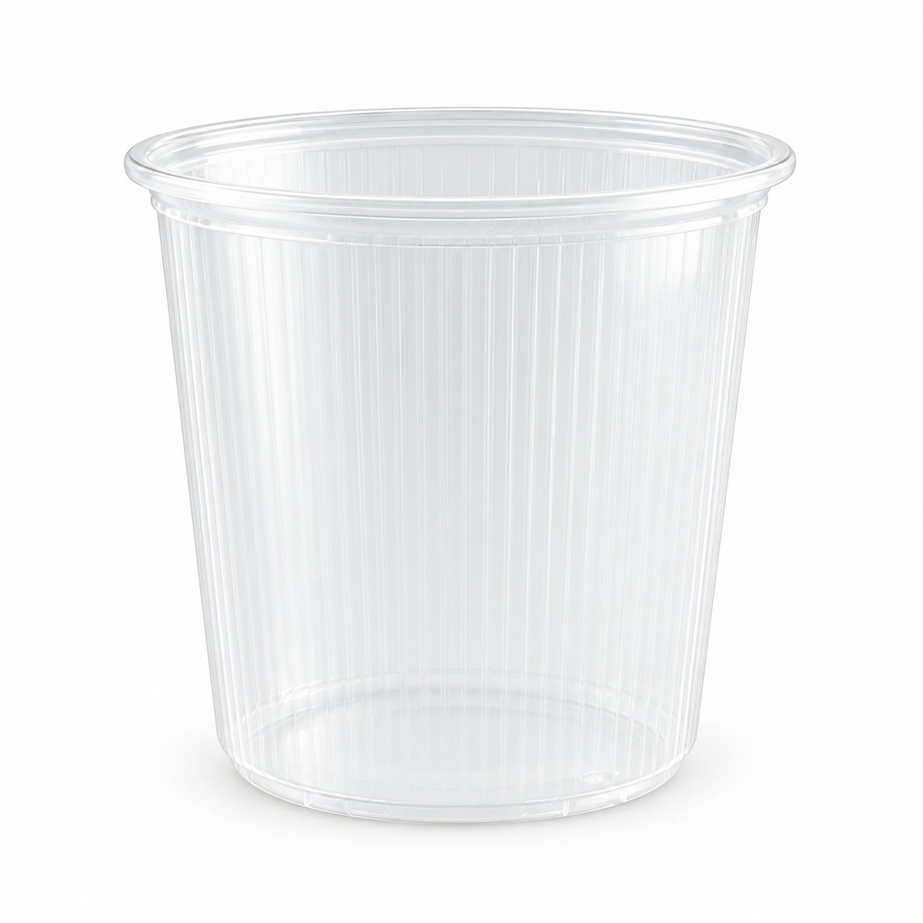 [00-2631] Saladboxx Rond - 400 cc transparent 101x81mm - mm PRO PACK