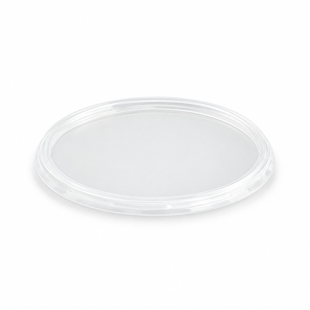 [00-2633] Couvercle Saladboxx Rond - Couvercle transparent 125cc/150cc/ - 200ce/250cc/300cc/500cc