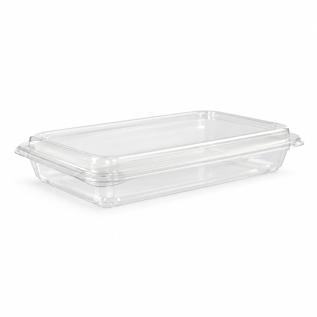 [00-2655] Barquette baklava - 1000 cc avec couvercle PET