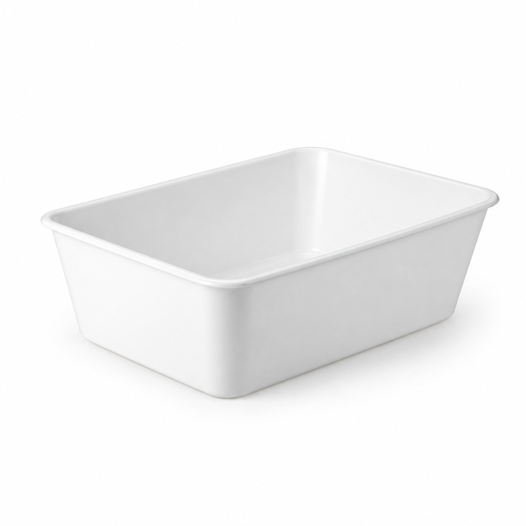 [00-2698] Barquette micro-ondes - 750 cc blanc compatible micro-ondes - container set combiné 175 série