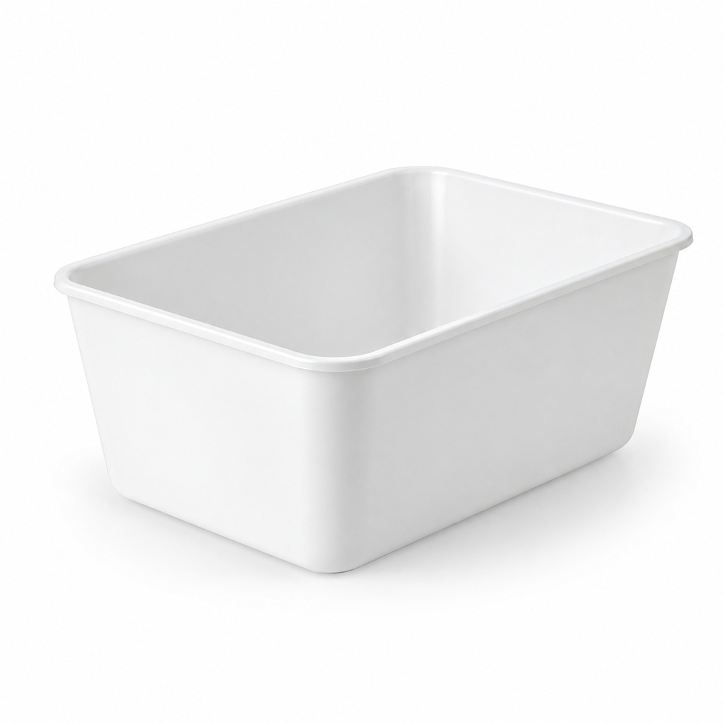 [00-2699] Barquette micro-ondes - 1000 cc blanc compatible micro- - ondes container set combiné