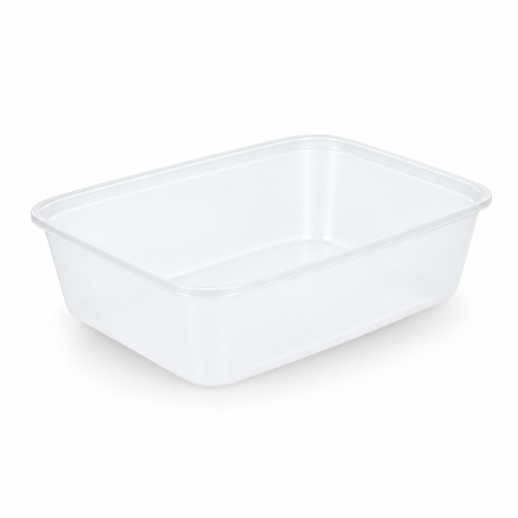 [00-2708] Barquette micro-ondes - 1000 cc transparent compatible - micro-ondes container set