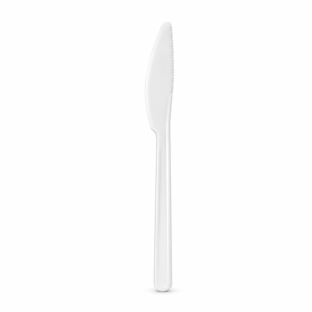 [00-2736] Couteau PP - blanc réutilisable