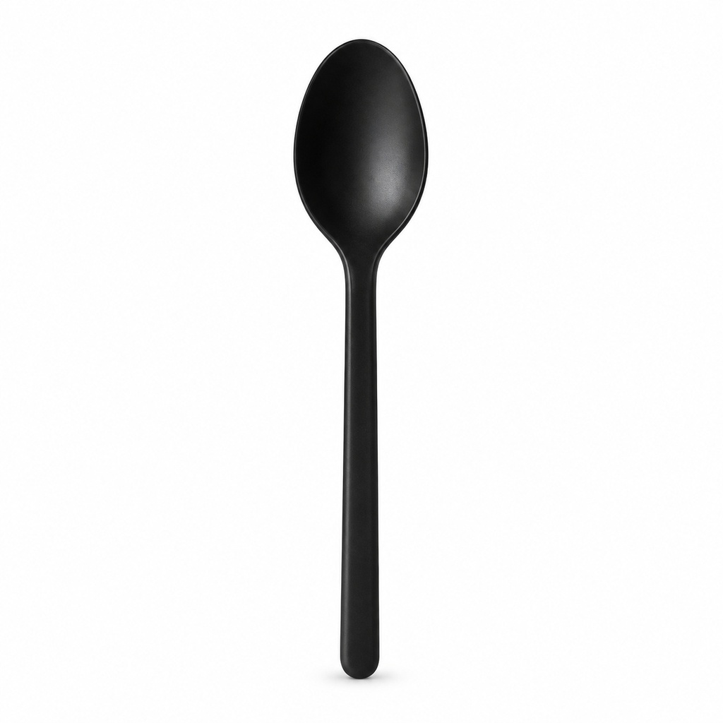 [00-2742] Cuillére PP. - noir réutilisable
