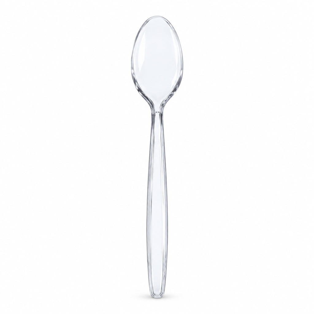 [00-2747] Cuillére PS - transparent réutilisable