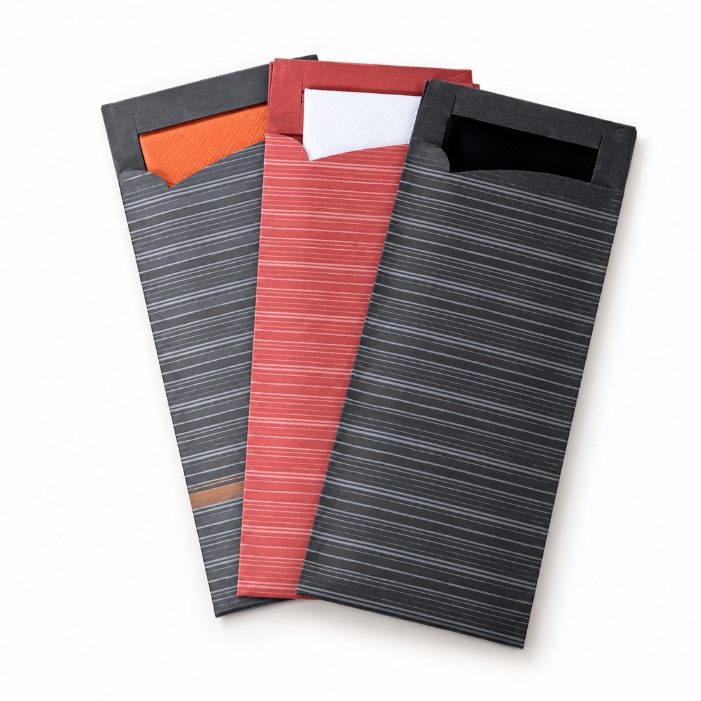 [00-2772.0] Sachets a couverts - différentes couleurs, commandez la - couleur souhaitée, contactez-