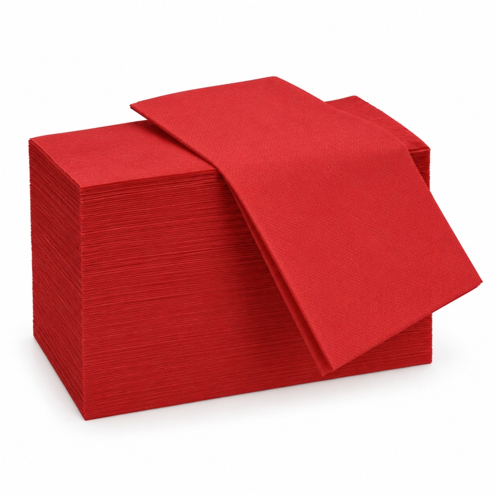 [00-2795] Serviettes de table - Lux serviettes 40x40 2 plis Rood 1/8