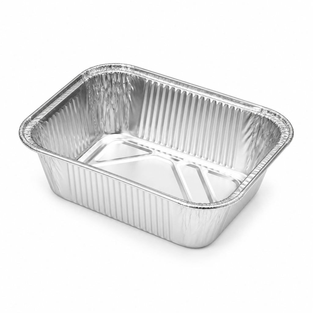 [00-2796] Barquette aluminium roulé - 261cc >L-env__ - mm rebord roulé
