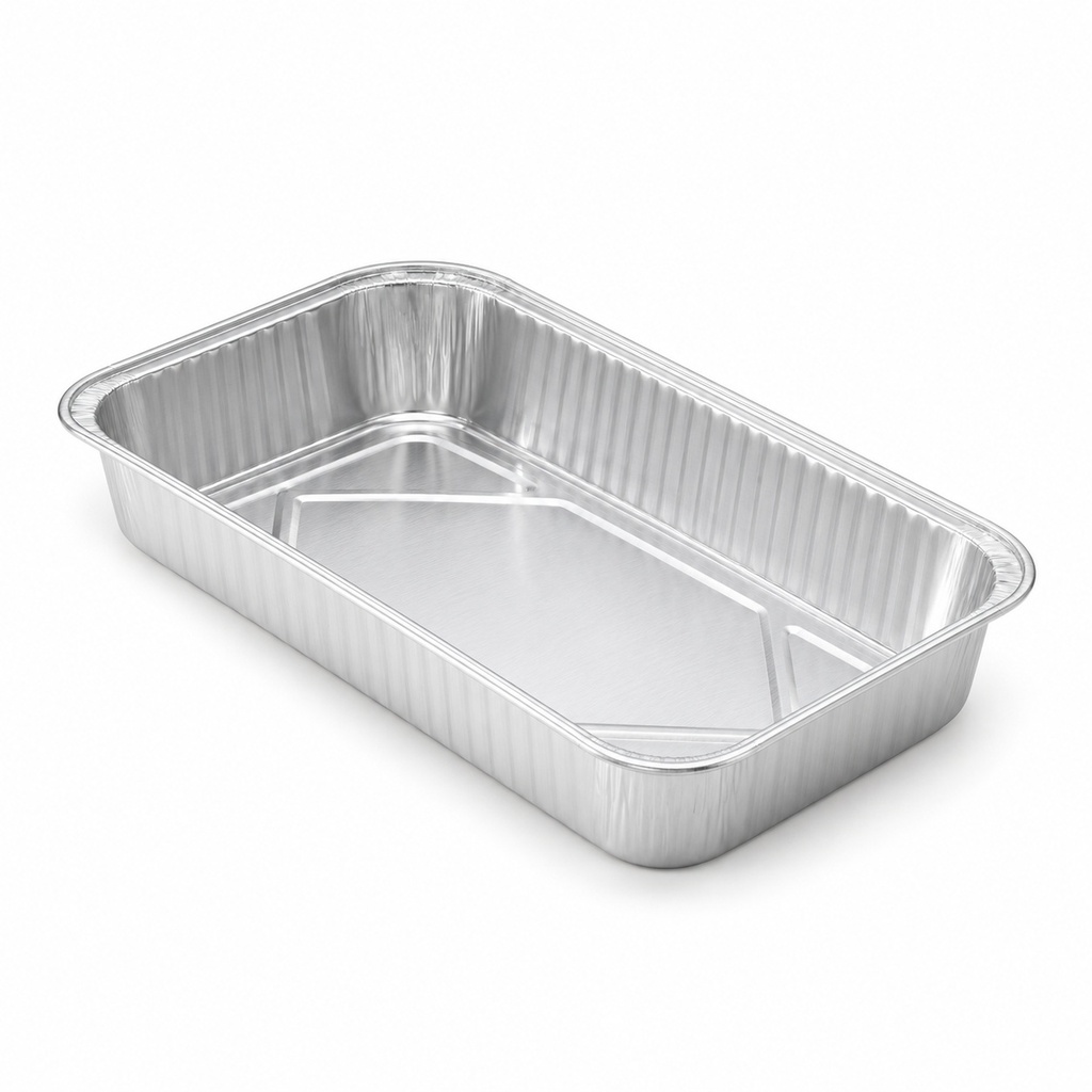 [00-2798] Barquette aluminium roulé - 301cc +~L-env__ - mm rebord roulé