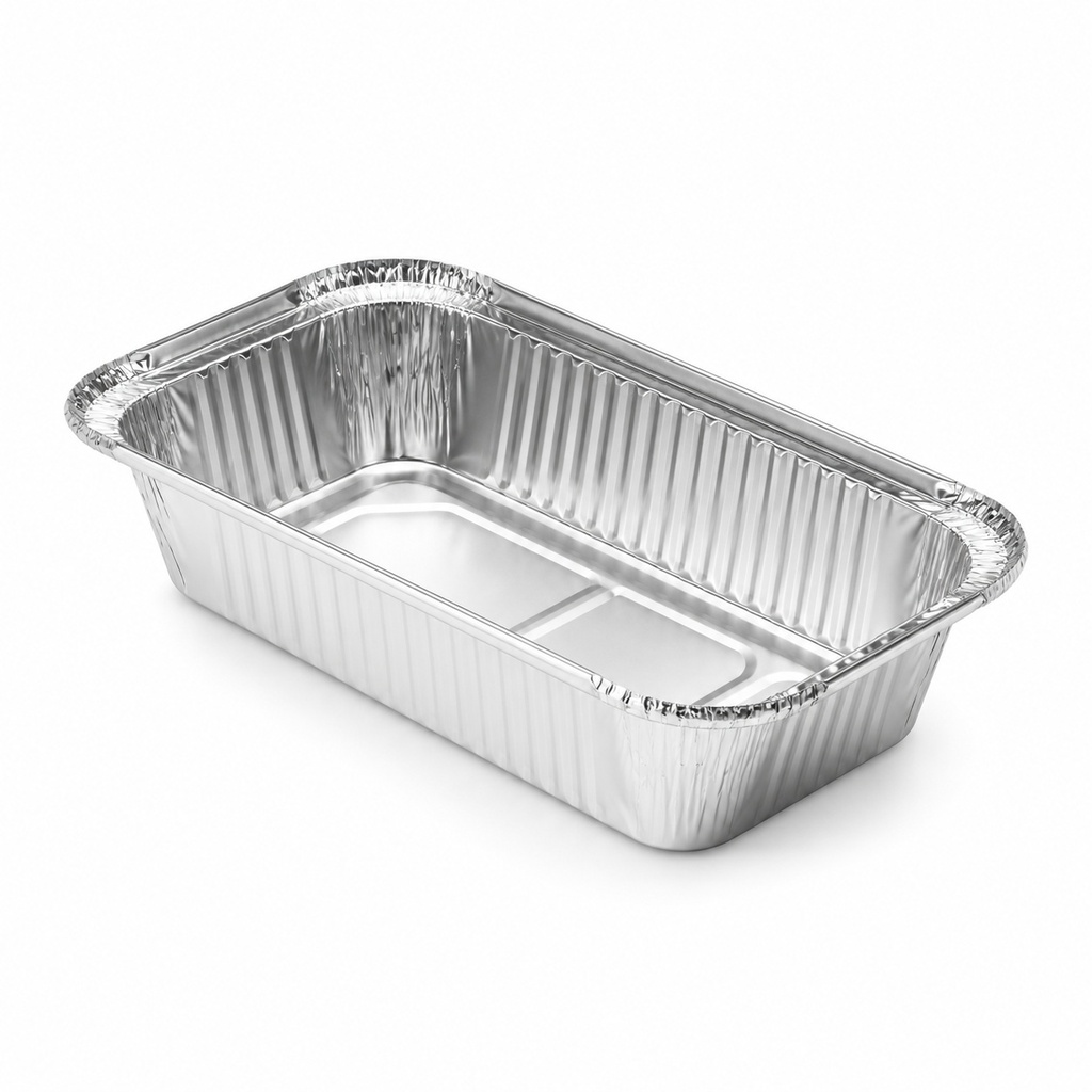 [00-2812] Barquette aluminium relevé - 250 cc +L-env.__ *__-*® - mm rebord relevé