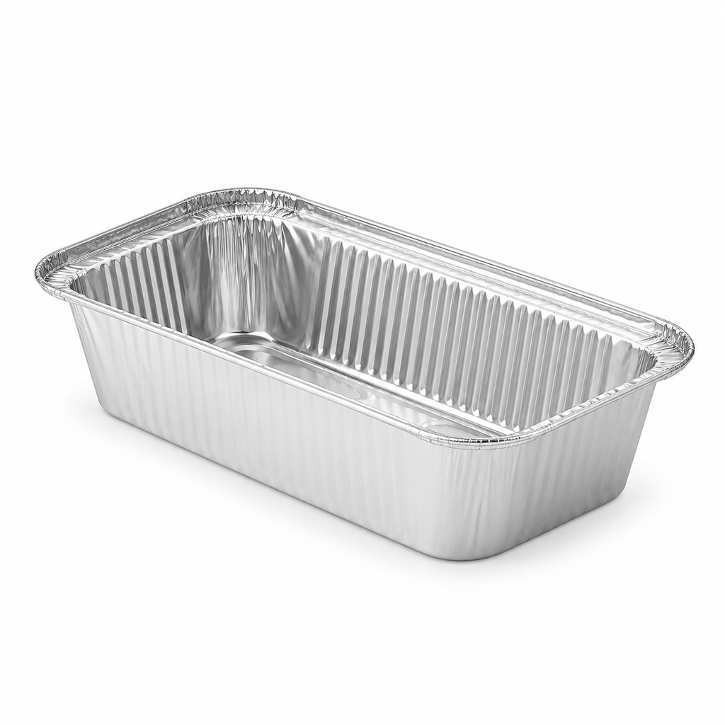[00-2824] Barquette aluminium relevé - 900 cc +L- env. *_*¥ - mm rebord relevé