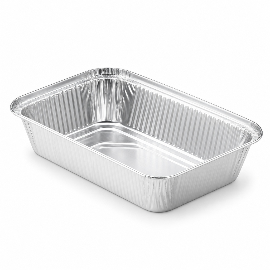[00-2834] Barquette aluminium relevé - 1550cc +L-+ x__x_smm - rebord relevé