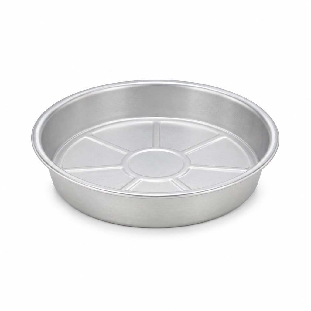 [00-2846] Barquette aluminium ronde - rond haut 200 mm