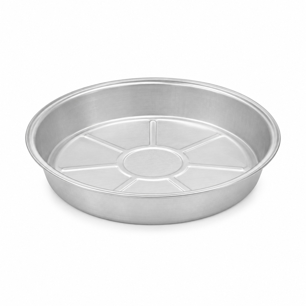 [00-2847] Barquette aluminium ronde - rond haut 230 mm