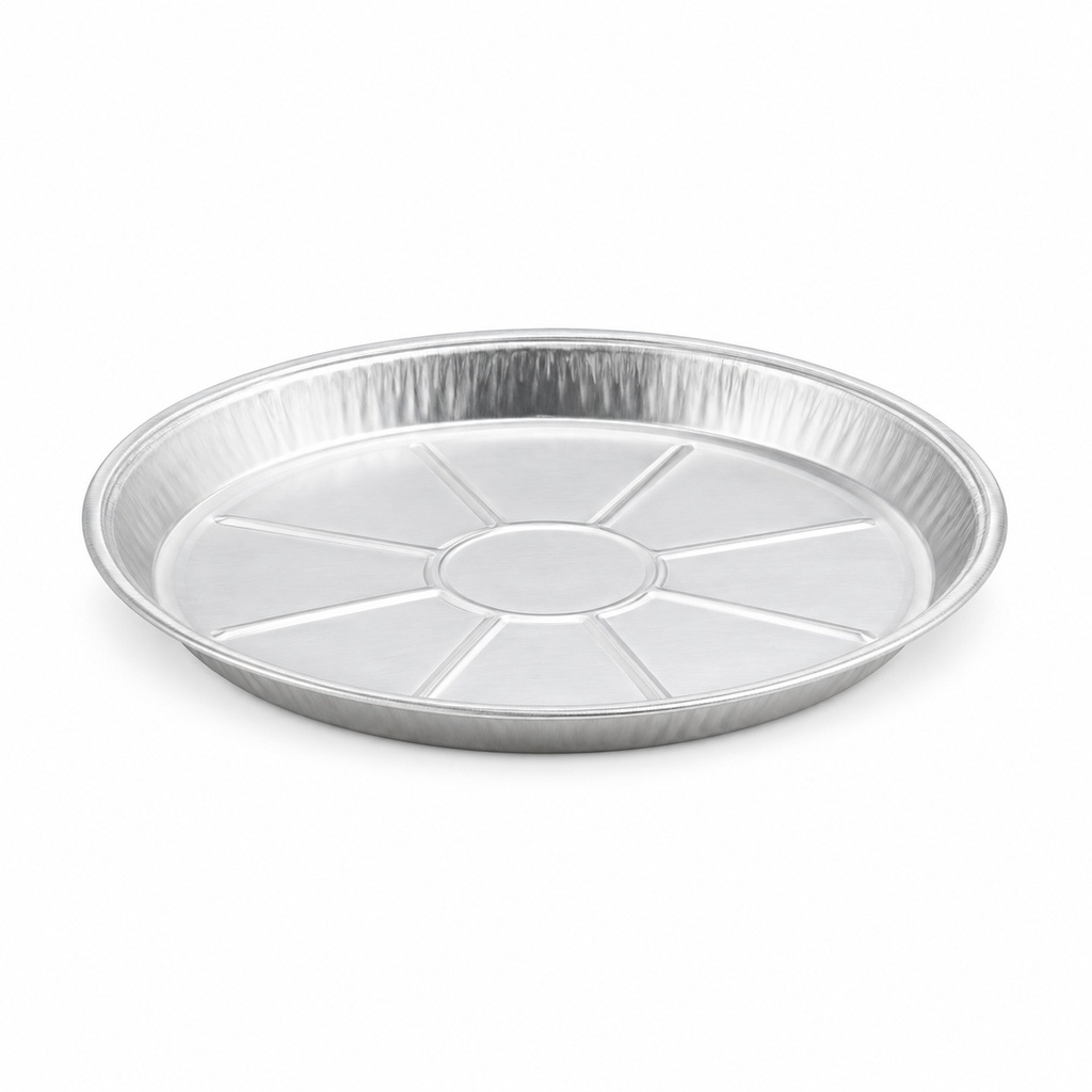 [00-2849] Barquette aluminium ronde - rond bas 203 mm