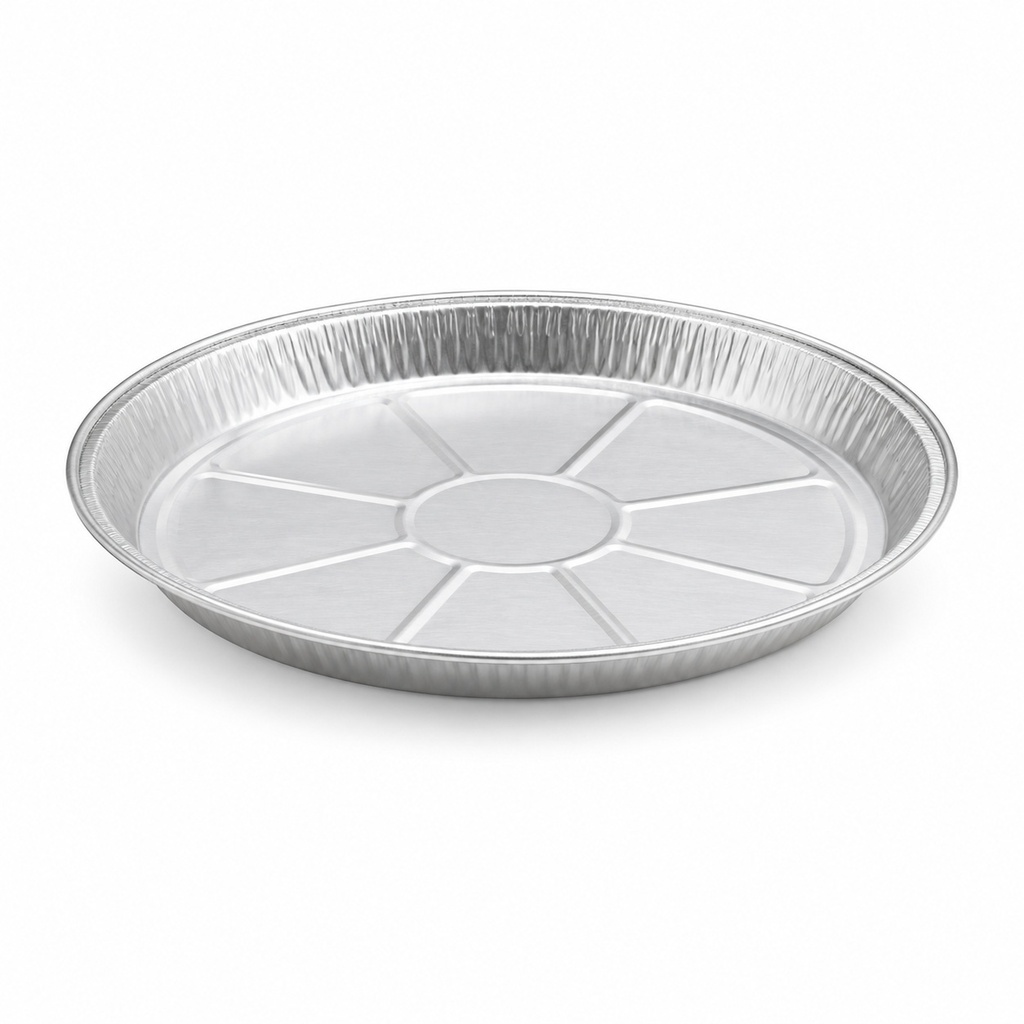 [00-2850] Barquette aluminium ronde - rond bas 226 mm