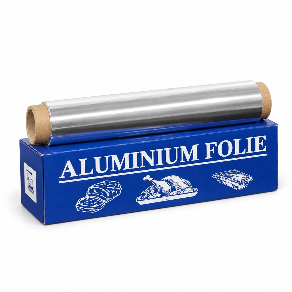 [00-2868] Film aluminium - 12 um trés fort 45 cm 1600gr argenté