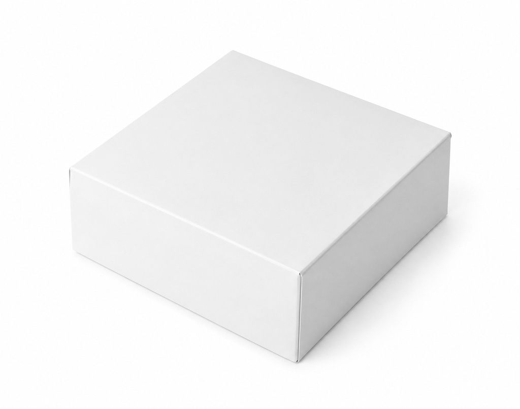 [00-2929] Carton pliant - boites a gateau carton blanc - moyenne