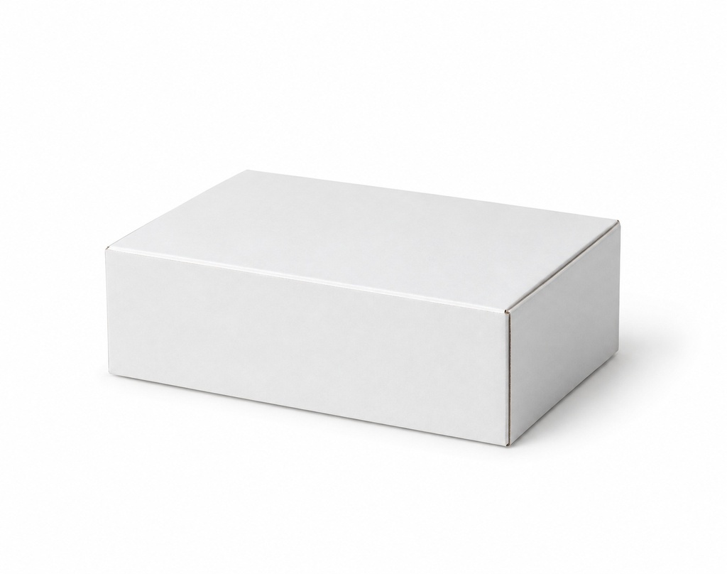 [00-2931] Carton pliant - boites a cake carton blanc