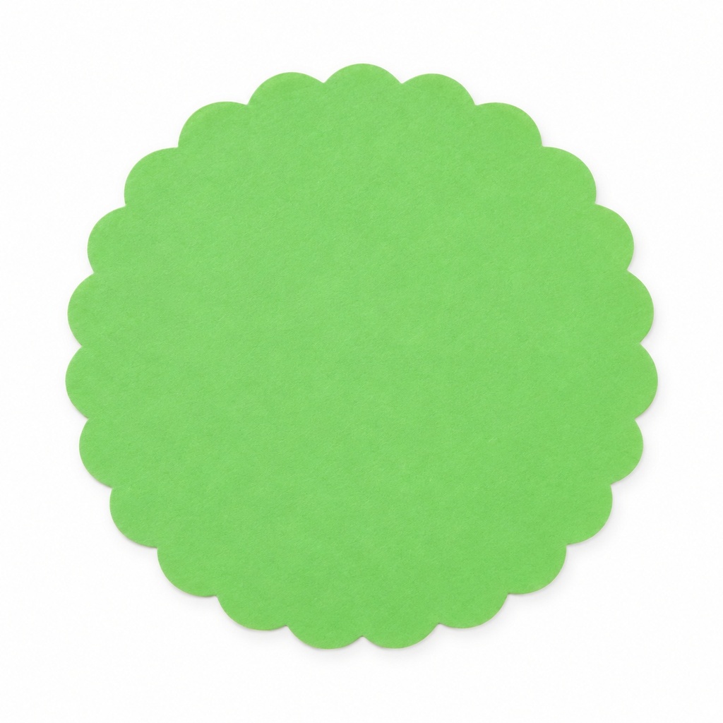 [00-2962] Papier boucherie - intercalaire viande (meatsaver) vert - 20x30 cm Rond