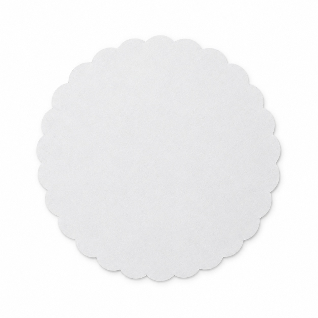 [00-2968] Papier boucherie - intercalaire viande (meatsaver) blanc - 20x30 cm Rond