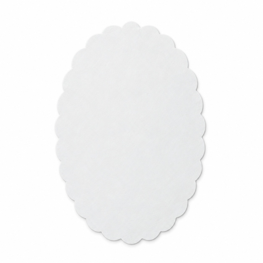 [00-2969] Papier boucherie - intercalaire viande (meatsaver) blanc - 20x30 cm Ovale