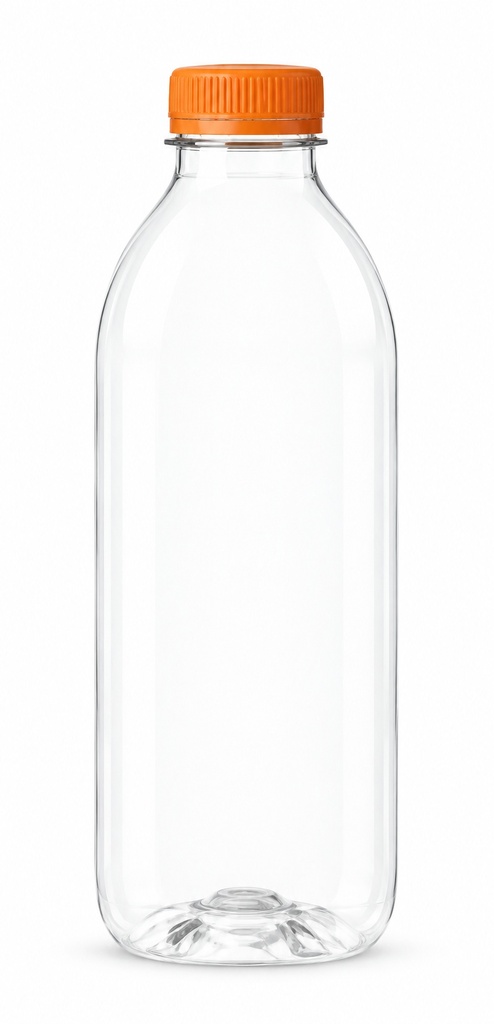[00-2979] Bouteille plastique - bouteille 1 L transparent PET