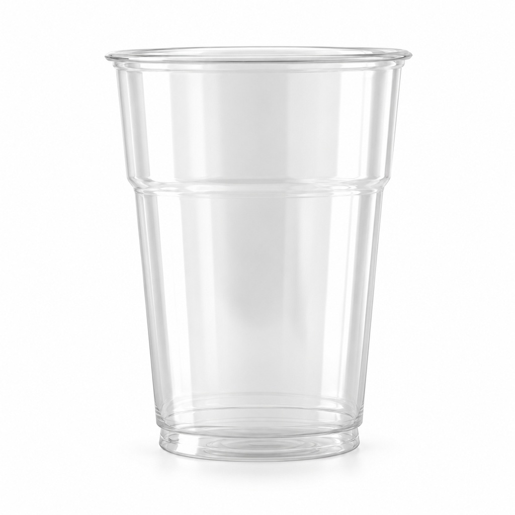 [00-3010] Gobelet plastique - gobelet 500 cc frappé transparent