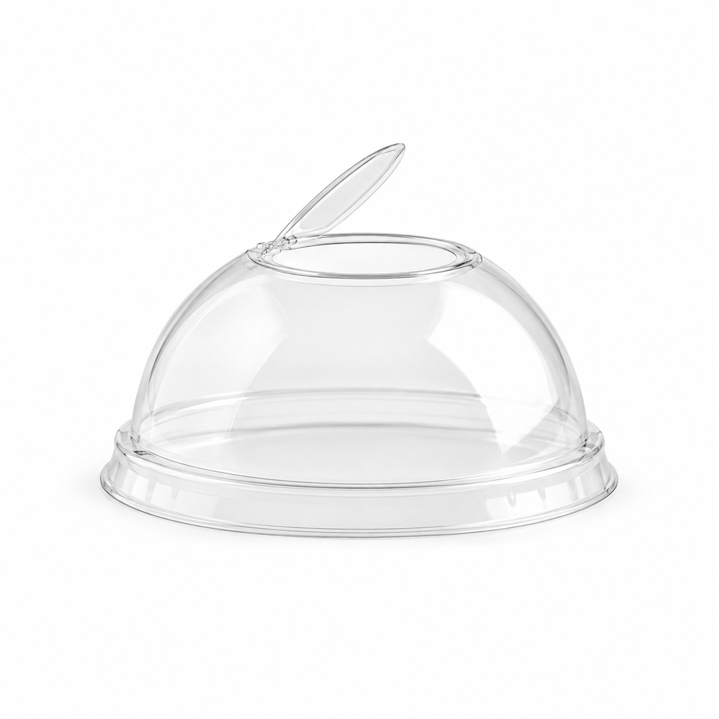 [00-3011] Couvercle Gobelet plastique - gobelet couvercle frappé DOME