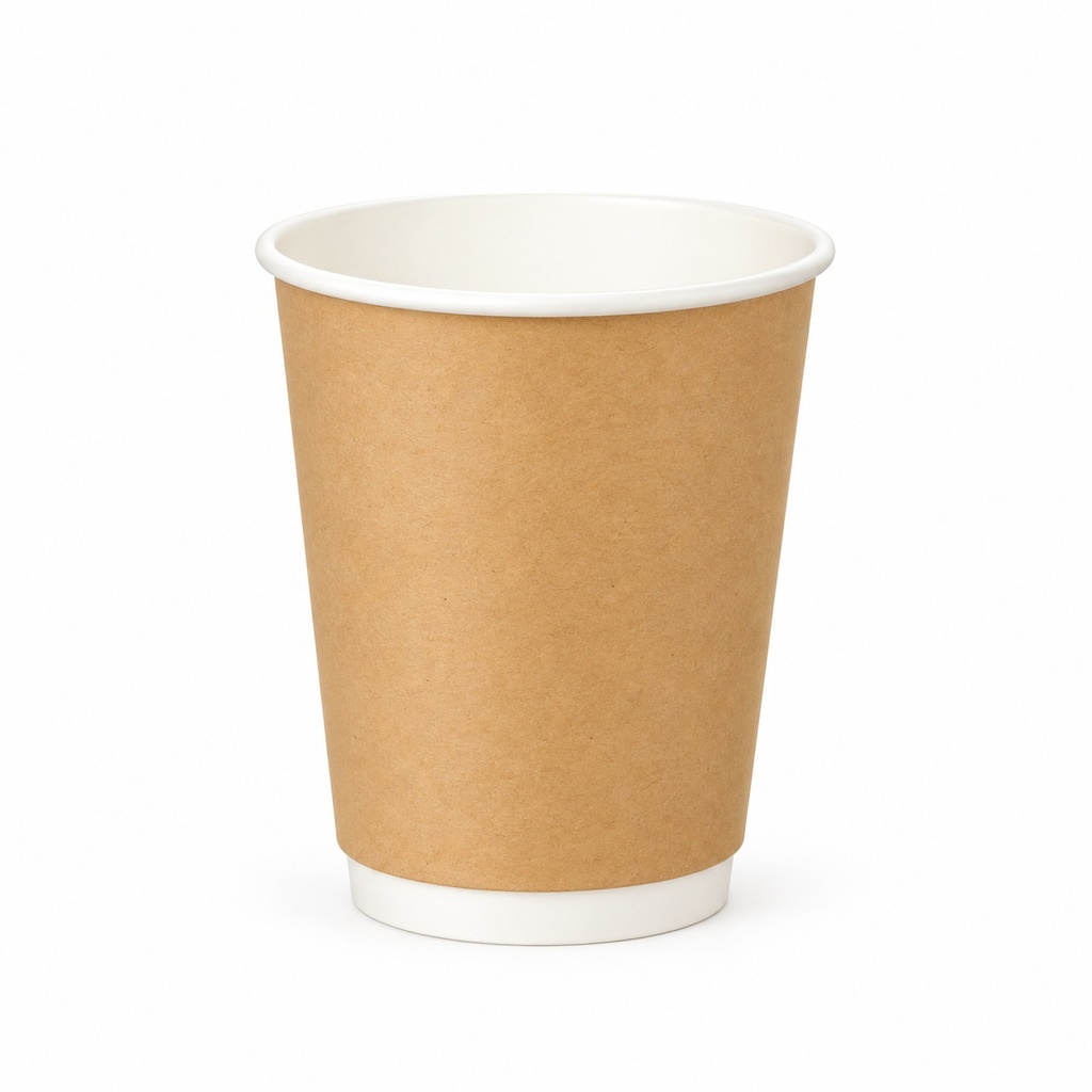 [00-3025] Gobelet 4 café KRAFT/PE - 8 oz 220 cc KRAFT
