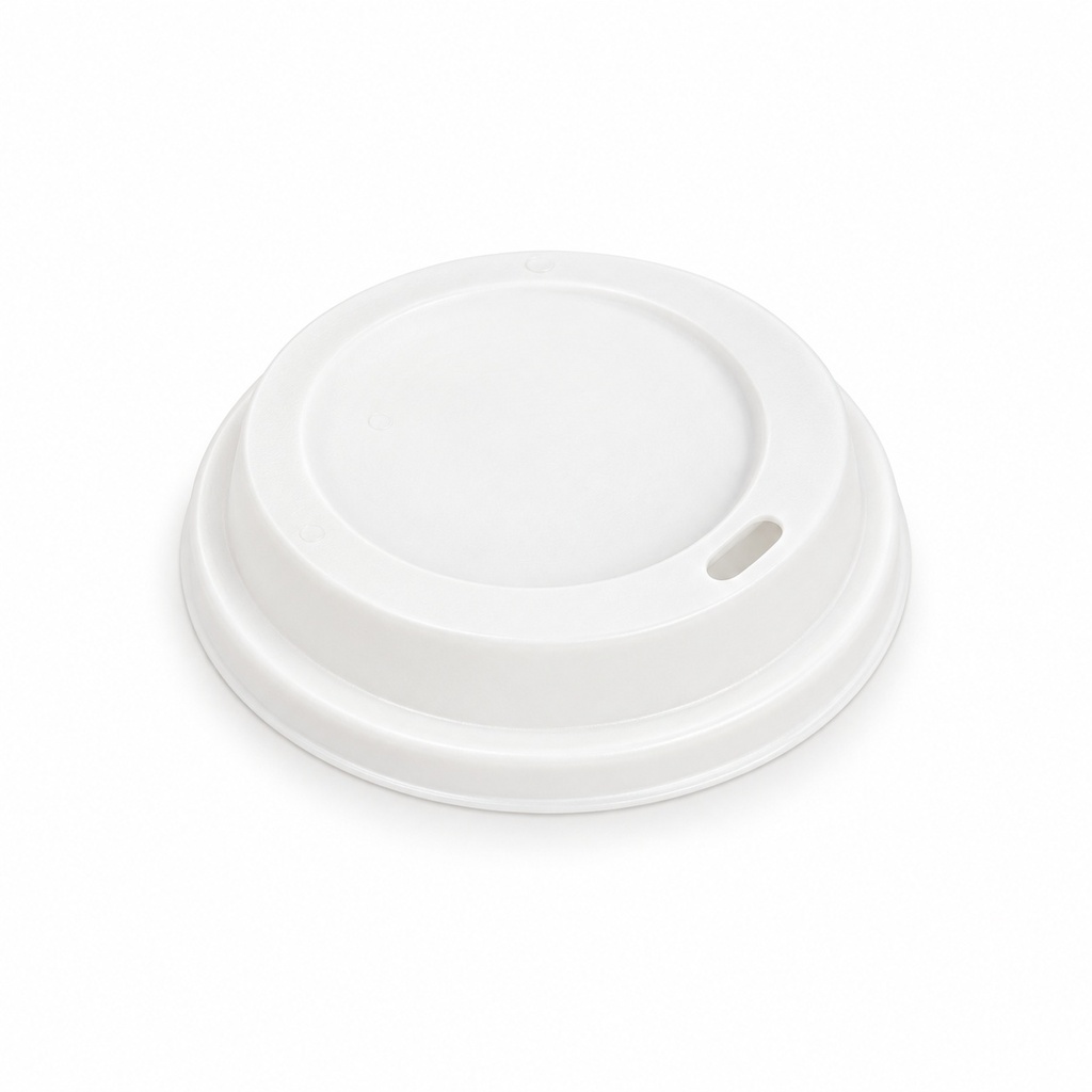 [00-3036] Couvercle Gobelet PS - Couvercle blanc pour 7.50z
