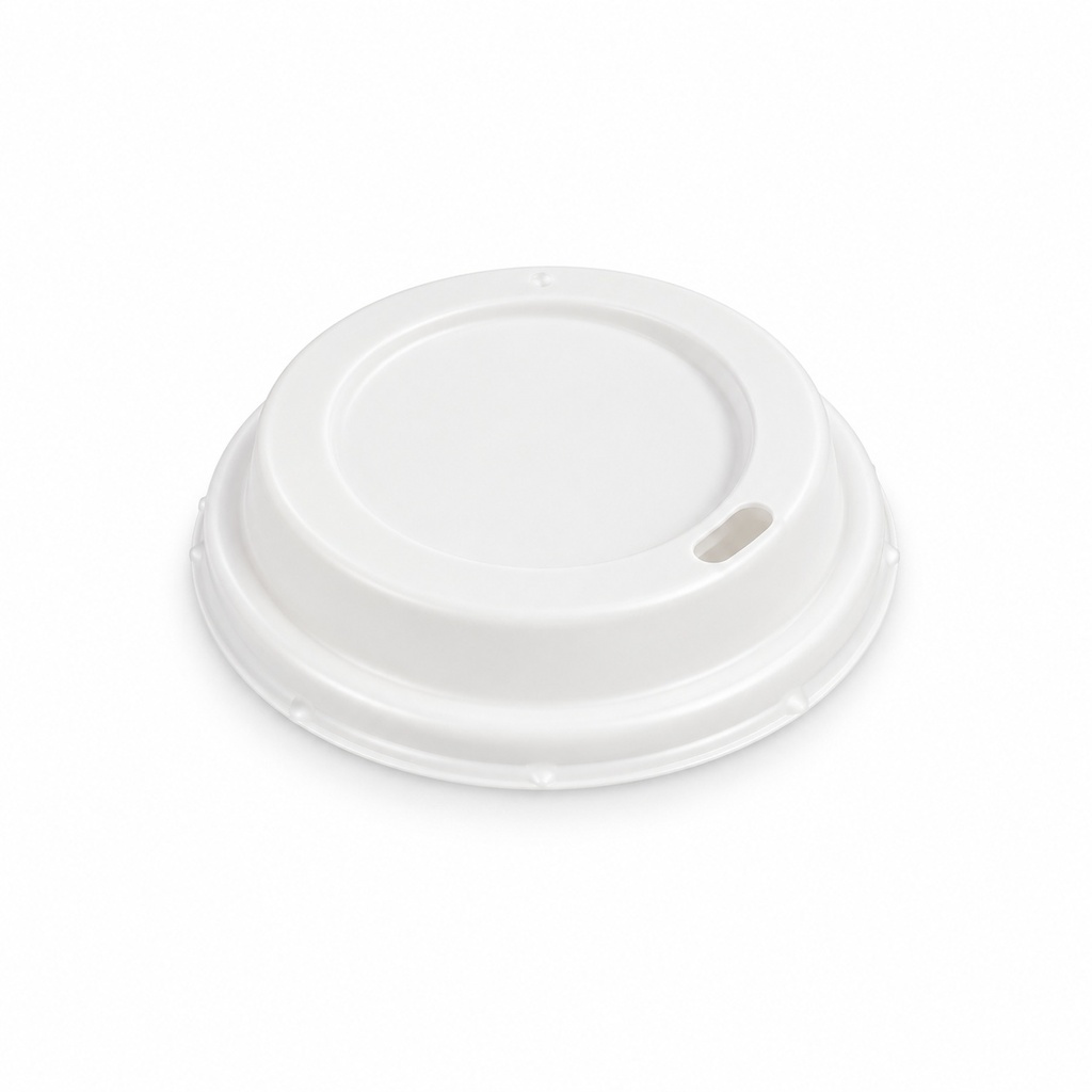 [00-3039] Couvercle Gobelet PS - Couvercle blanc pour 8 oz