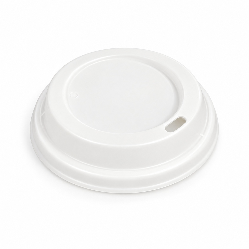 [00-3042] Couvercle Gobelet PS - Couvercle blanc pour 12 oz